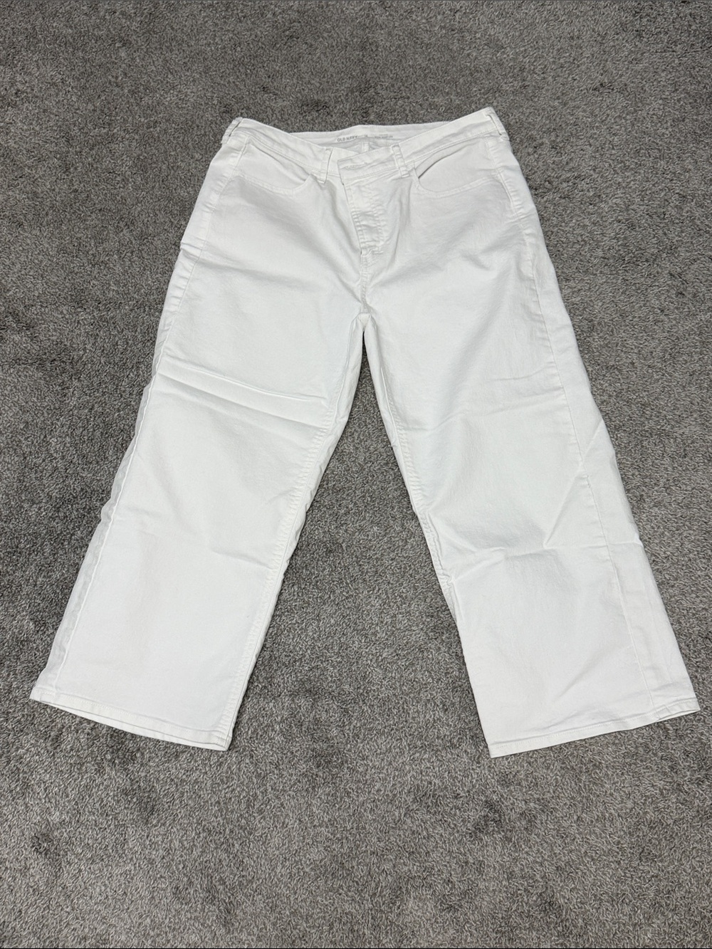 Old Navy White Wide-Leg Jeans